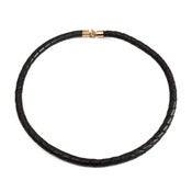 Image of Collier Black River or / Black River necklace gold