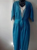 Image of Vintage Blue Jumpsuit sz 14