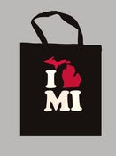 Image of I Love Michigan Tote Bag