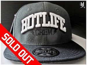 Image of *SOLD OUT* HOTLIFE - "HOTLIFE CREW CHARCOAL" SNAPBACK