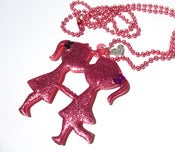 Image of Kissing Girl Cousins necklace