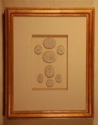 Image of Framed intaglios - "Isabel" design