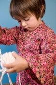 Image of Michiko Kimono Dress in Liberty print Cherry
