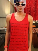 Image of Red i am me Tank