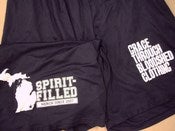 Image of GTBC Spirit-Filled Michigan Athletic Shorts