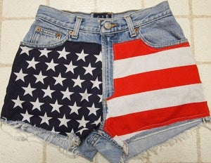 Image of Americana High Waisted Shorts