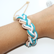 Image of Adjustable Turquoise Leather Bracelet