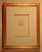 Image of Framed Intaglios - "Yancey" Design 