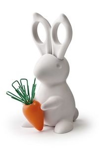 Image of BUNNY SCISSORS AND CLIPS DESK TIDY