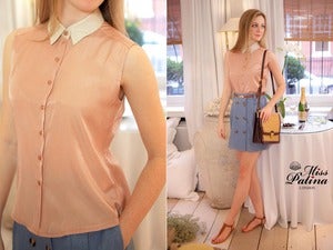 Image of Peaches and Cream Shirt (Pastel Orange)