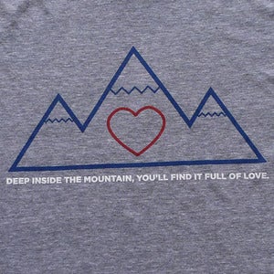 Image of Deep Inside the Mountain... T-Shirt.
