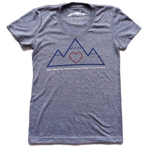 Image of Deep Inside the Mountain... T-Shirt.