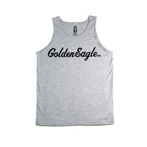 Image of OG Script Logo Tank in Heather Grey 