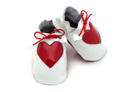 Image of Baby Sweetheart - white/red $44.00