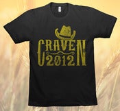 Image of CRAVEN 2012 T-SHIRT (Black)
