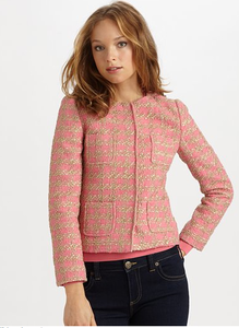 Image of RED Valentino Macro Boucle Jacket SZ 4 NEW