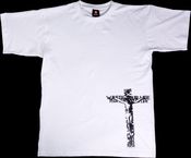 Image of Waste Your Life Cross white