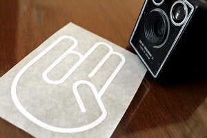 Image of The original 'Shocker' sticker