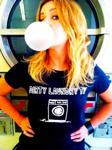 Image of DIRTY LAUNDRY TV T-SHIRT + MUDHONEY "I'M IN" DVD