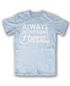 Image of Blue "Always Confident" Tee