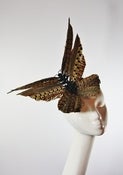 Image of Fleur Pheasant Feather Butterfly Fascinator
