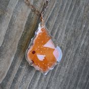 Image of petal drop necklace - french cut 270