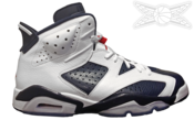 Image of Air Jordan 6 Retro Olympic VI