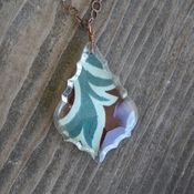Image of petal drop necklace - french cut 279