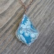 Image of petal drop necklace - french cut 286 