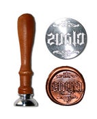 Image of Stamper 062 - Santa Claus Ambigram wax seal stamper