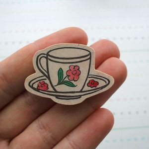 Image of Tea Cup Brooch