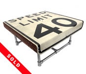 Image of SOLD - Speed Limit 40 Coffee Table
