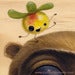 Image of "Moostash" mounted giclee print