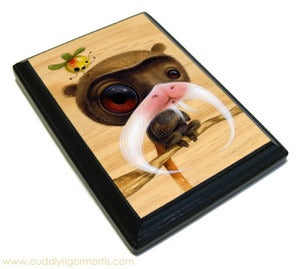 Image of "Moostash" mounted giclee print