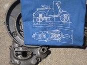 Image of Factory Tools: Vespa VBB outline shirt
