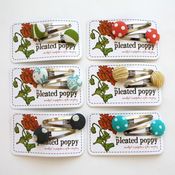 Image of chubby button hair clips - 27