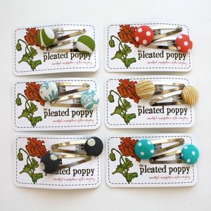 Image of chubby button hair clips - 27