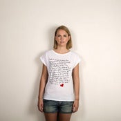 Image of Life is yours!! - Tunic (rolled sleve/white)