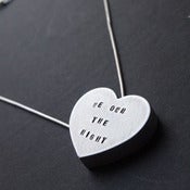 Image of Necklace - My heart says... "WE OWN THE NIGHT"