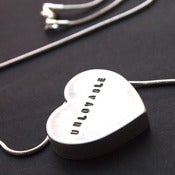 Image of Necklace - My heart says... "UNLOVABLE"