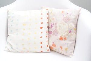Image of Housse de coussin Lin et coton 