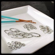Image of SALE 78 Unique Decorative Jump Rings 