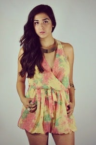 Image of Tie Dye Playsuit 