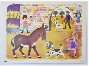 Image of AFFICHE SCOLAIRE DANIEL ET VALÉRIE REF.527