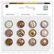 Image of Truffle Epoxy Glazed Buttons