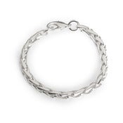 Image of Bracelet Python argent / Python bracelet silver