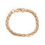 Image of Bracelet Python or / Python bracelet gold