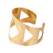 Image of Manchette Navajo or / Navajo cuff gold