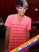 Image of Neon Pink i am me V-Neck