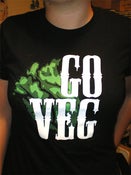 Image of Girls - Abstain Clothing "Go Veg" Shirt